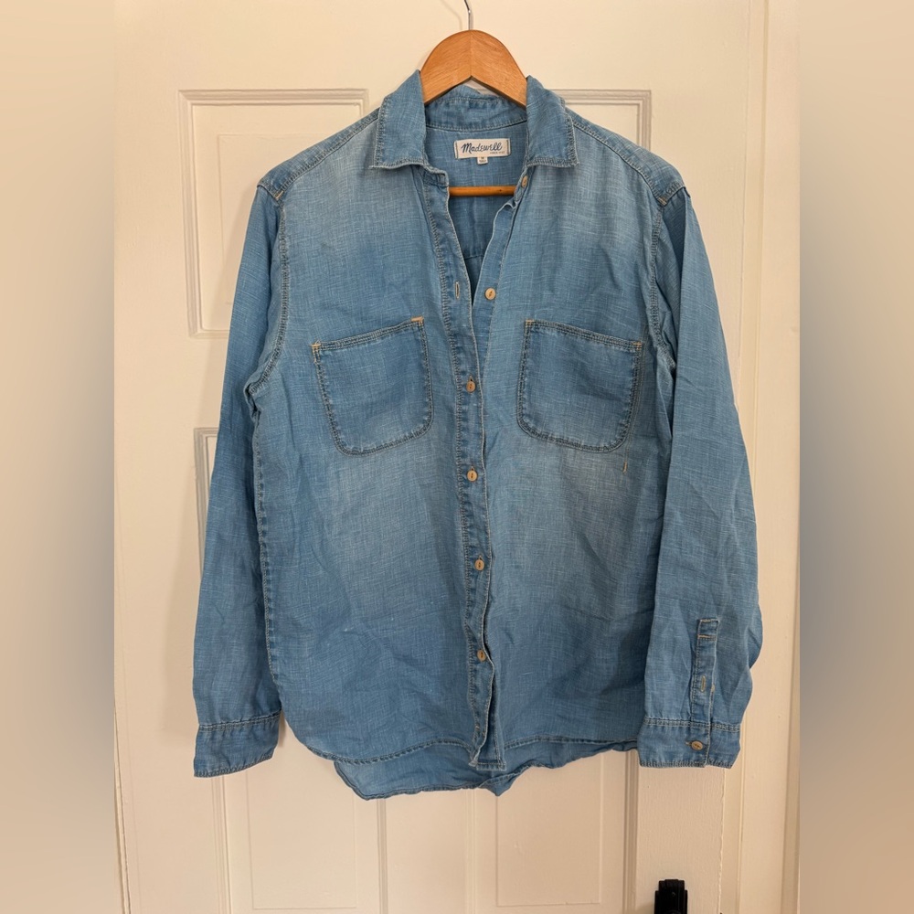 Madewell Linen Button Down Top
